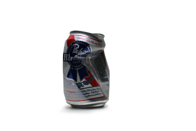 crushed pbr can